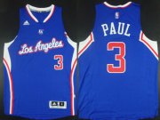 Wholesale Cheap Los Angeles Clippers #3 Chris Paul Revolution 30 Swingman 2014 New Blue Jersey