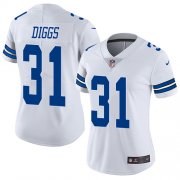 Wholesale Cheap Nike Cowboys #31 Trevon Diggs White Women's Stitched NFL Vapor Untouchable Limited Jersey