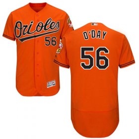 Wholesale Cheap Orioles #56 Darren O\'Day Orange Flexbase Authentic Collection Stitched MLB Jersey