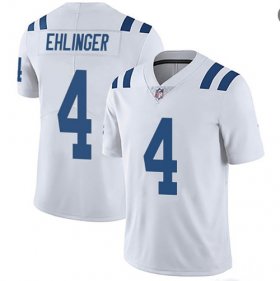 Wholesale Cheap Men\'s Indianapolis Colts #4 Sam Ehlinger White Vapor Untouchable Stitched Jersey