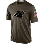Wholesale Cheap Men's Carolina Panthers Salute To Service Nike Dri-FIT T-Shirt