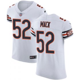 Wholesale Cheap Nike Bears #52 Khalil Mack White Men\'s Stitched NFL Vapor Untouchable Elite Jersey
