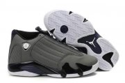 Wholesale Cheap Air Jordan 14 Retro Shoes Dark gray/Black