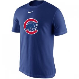 Wholesale Cheap Men\'s Chicago Cubs Nike Royal Batting Practice Logo Legend Performance T-Shirt