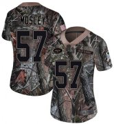 Wholesale Cheap Nike Jets #57 C.J. Mosley Camo Women's Stitched NFL Limited Rush Realtree Jersey