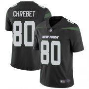 Wholesale Cheap Nike Jets #80 Wayne Chrebet Black Alternate Men's Stitched NFL Vapor Untouchable Limited Jersey