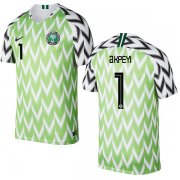 Wholesale Cheap Nigeria #1 Akpeyi Home Soccer Country Jersey