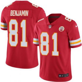 Wholesale Cheap Nike Chiefs #81 Kelvin Benjamin Red Team Color Men\'s Stitched NFL Vapor Untouchable Limited Jersey