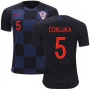 Wholesale Cheap Croatia #5 Corluka Away Soccer Country Jersey
