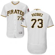 Wholesale Cheap Pirates #73 Felipe Vazquez White Flexbase Authentic Collection Stitched MLB Jersey