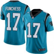 Wholesale Cheap Nike Panthers #17 Devin Funchess Blue Men's Stitched NFL Limited Rush Jersey