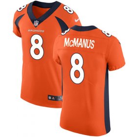 Wholesale Cheap Nike Broncos #8 Brandon McManus Orange Team Color Men\'s Stitched NFL Vapor Untouchable Elite Jersey