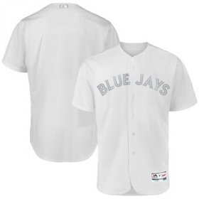 Wholesale Cheap Toronto Blue Jays Blank Majestic 2019 Players\' Weekend Flex Base Authentic Team Jersey White