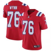 Wholesale Cheap Nike Patriots #76 Isaiah Wynn Red Alternate Men's Stitched NFL Vapor Untouchable Limited Jersey