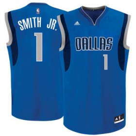 Wholesale Cheap Men\'s Dallas Mavericks #1 Dennis Smith Jr. adidas Blue 2017 NBA Draft Pick Replica Jersey