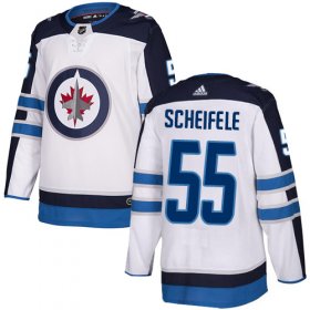 Wholesale Cheap Adidas Jets #55 Mark Scheifele White Road Authentic Stitched Youth NHL Jersey