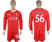 Wholesale Cheap Liverpool #56 Randall Home Long Sleeves Soccer Club Jersey
