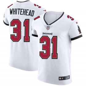 Wholesale Cheap Tampa Bay Buccaneers #31 Jordan Whitehead Men\'s Nike White Vapor Elite Jersey