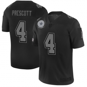 Wholesale Cheap Dallas Cowboys #4 Dak Prescott Men\'s Nike Black 2019 Salute to Service Limited Stitched NFL Jersey