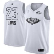 Wholesale Cheap Nike Pelicans #23 Anthony Davis White NBA Jordan Swingman 2018 All-Star Game Jersey
