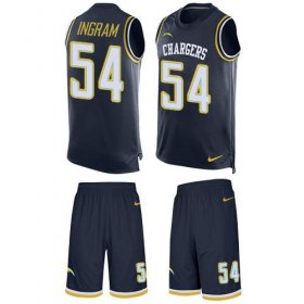 Wholesale Cheap Nike Chargers #54 Melvin Ingram Navy Blue Team Color Men\'s Stitched NFL Limited Tank Top Suit Jersey
