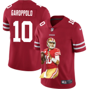 Cheap San Francisco 49ers #10 Jimmy Garoppolo Nike Team Hero 2 Vapor Limited NFL Jersey Red
