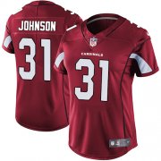 Wholesale Cheap Nike Cardinals #31 David Johnson Red Team Color Women's Stitched NFL Vapor Untouchable Limited Jersey