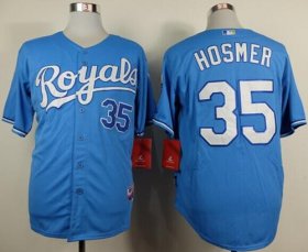 Wholesale Cheap Royals #35 Eric Hosmer Light Blue Alternate 1 Cool Base Stitched MLB Jersey