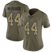Wholesale Cheap Nike Rams #44 Jacob McQuaide Olive/Camo Women's Stitched NFL Limited 2017 Salute to Service Jersey