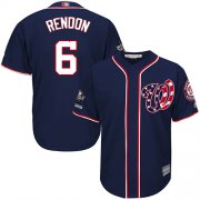 Wholesale Cheap Nationals #6 Anthony Rendon Navy Blue New Cool Base 2019 World Series Champions Stitched MLB Jersey