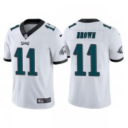 Wholesale Cheap Youth Philadelphia Eagles #11 A. J. Brown White Vapor Untouchable Limited Stitched Football Jersey