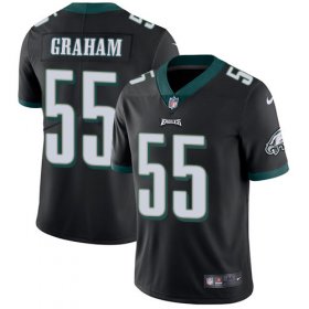 Wholesale Cheap Nike Eagles #55 Brandon Graham Black Alternate Men\'s Stitched NFL Vapor Untouchable Limited Jersey