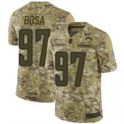 Wholesale Cheap Nike Chargers #97 Joey Bosa Camo Men's Stitched NFL Limited 2018 Salute To Service Jersey