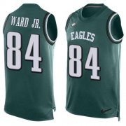 Wholesale Cheap Nike Eagles #84 Greg Ward Jr. Green Team Color Men's Stitched NFL Limited Tank Top Jersey
