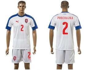 Wholesale Cheap Czech #2 Prochazka Away Soccer Country Jersey