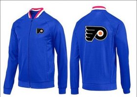 Wholesale Cheap NHL Philadelphia Flyers Zip Jackets Blue-1