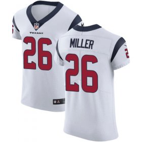 Wholesale Cheap Nike Texans #26 Lamar Miller White Men\'s Stitched NFL Vapor Untouchable Elite Jersey