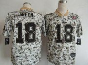Wholesale Cheap Nike Bengals #18 A.J. Green Camo Men's Stitched NFL Elite USMC Jersey