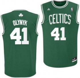 Wholesale Cheap Boston Celtics #41 Kelly Olynyk Green Swingman Jersey