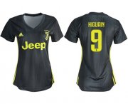 Wholesale Cheap Women's Juventus #9 Higuain Third Soccer Club Jersey