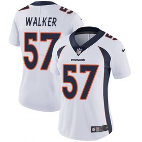 Wholesale Cheap Nike Broncos #57 Demarcus Walker White Women\'s Stitched NFL Vapor Untouchable Limited Jersey