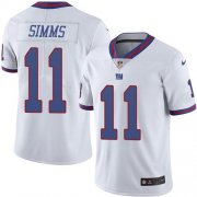 Wholesale Cheap Nike Giants #11 Phil Simms White Youth Stitched NFL Limited Rush Jersey