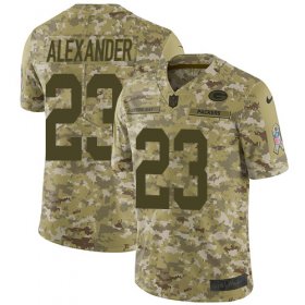 Wholesale Cheap Nike Packers #23 Jaire Alexander Camo Men\'s Stitched NFL Limited 2018 Salute To Service Jersey