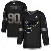 Wholesale Cheap Adidas Blues #90 Ryan O'Reilly Black Authentic Classic Stitched NHL Jersey