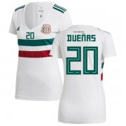 Wholesale Cheap Women's Mexico #20 Duenas Away Soccer Country Jersey