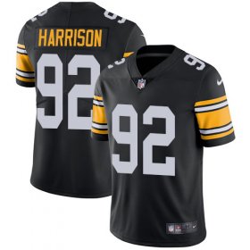 Wholesale Cheap Nike Steelers #92 James Harrison Black Alternate Men\'s Stitched NFL Vapor Untouchable Limited Jersey