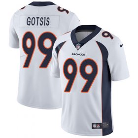 Wholesale Cheap Nike Broncos #99 Adam Gotsis White Men\'s Stitched NFL Vapor Untouchable Limited Jersey