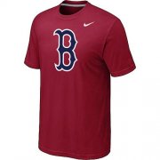 Wholesale Cheap MLB Boston Red Sox Heathered Nike Blended T-Shirt Red