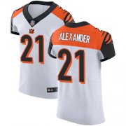 Wholesale Cheap Nike Bengals #21 Mackensie Alexander White Men's Stitched NFL New Elite Jersey