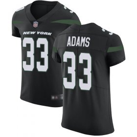 Wholesale Cheap Nike Jets #33 Jamal Adams Black Alternate Men\'s Stitched NFL Vapor Untouchable Elite Jersey